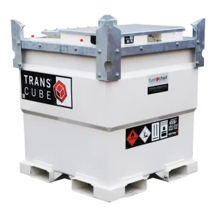 Western Global TRANSCUBE 264 US gal, (1,000L) Portable Fuel Tank - 10TCG