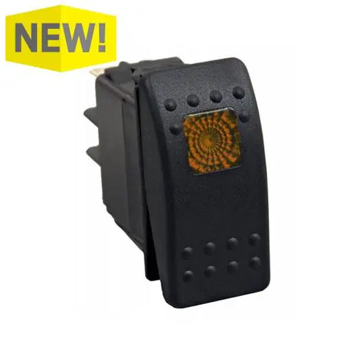 Tiger Lights Ligtlsw1-A Led Rocker/ Toggle Switch - Amber