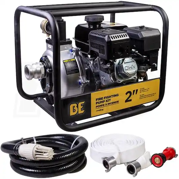 BE 2" Firefighting Water Pump with Powerease 225 Engine - BEPHPFK-2070R