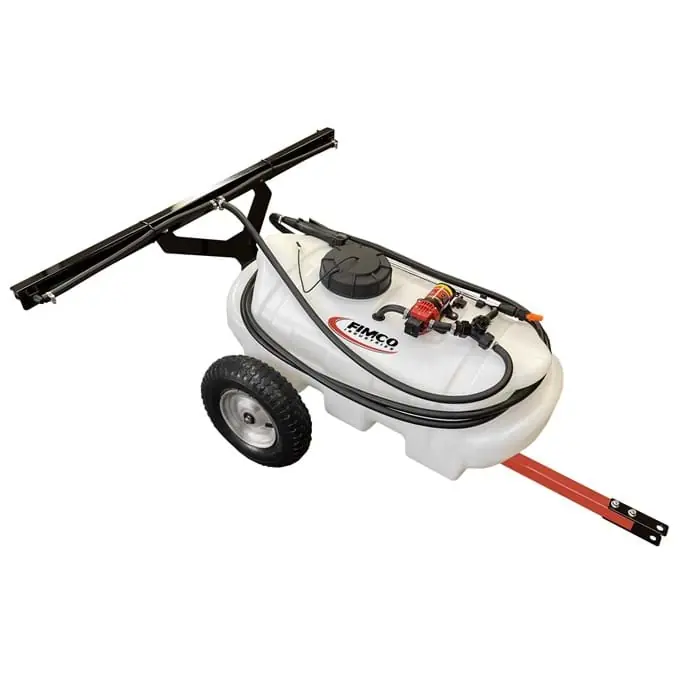 FIMCO 15 Gallon Value Trailer Sprayer with 1.2 GPM Pump and 2 Nozzle Boom - 5303198