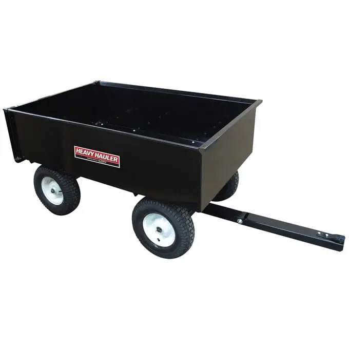 FIMCO 17 Cu Ft Trailer Cart Steel Bed Steerable 4 Wheel - 5301398