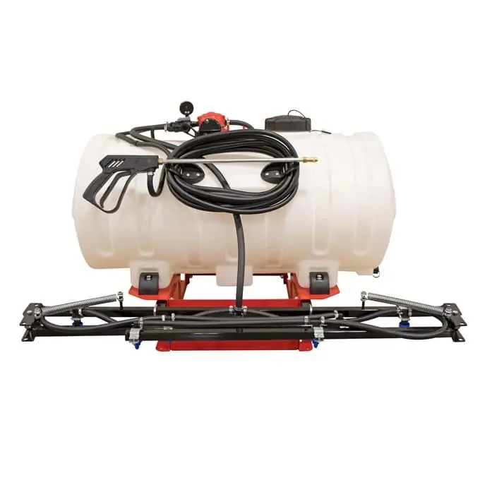 FIMCO 5303250 65 Gallon 12 Volt Bolt Together 3 Point Sprayer with 7 Nozzle Boom