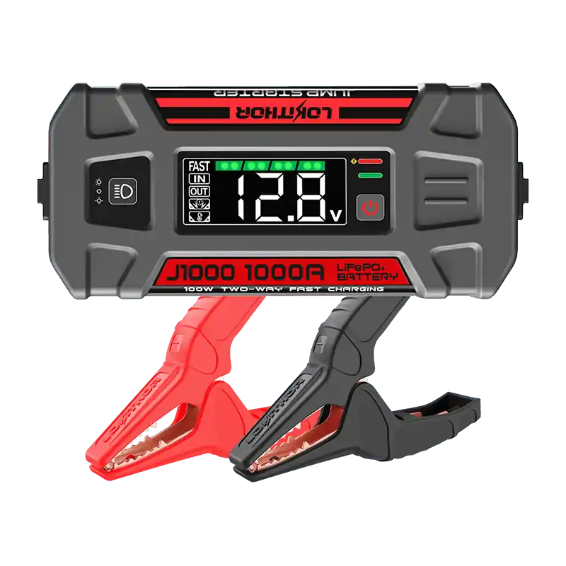 LOKITHOR Jump Starter with LiFePO4 Safety Battery 1000Amp - J1000