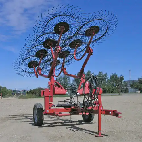 Haysaver 8 Wheel Carted Rake - CTH/8 CRATED