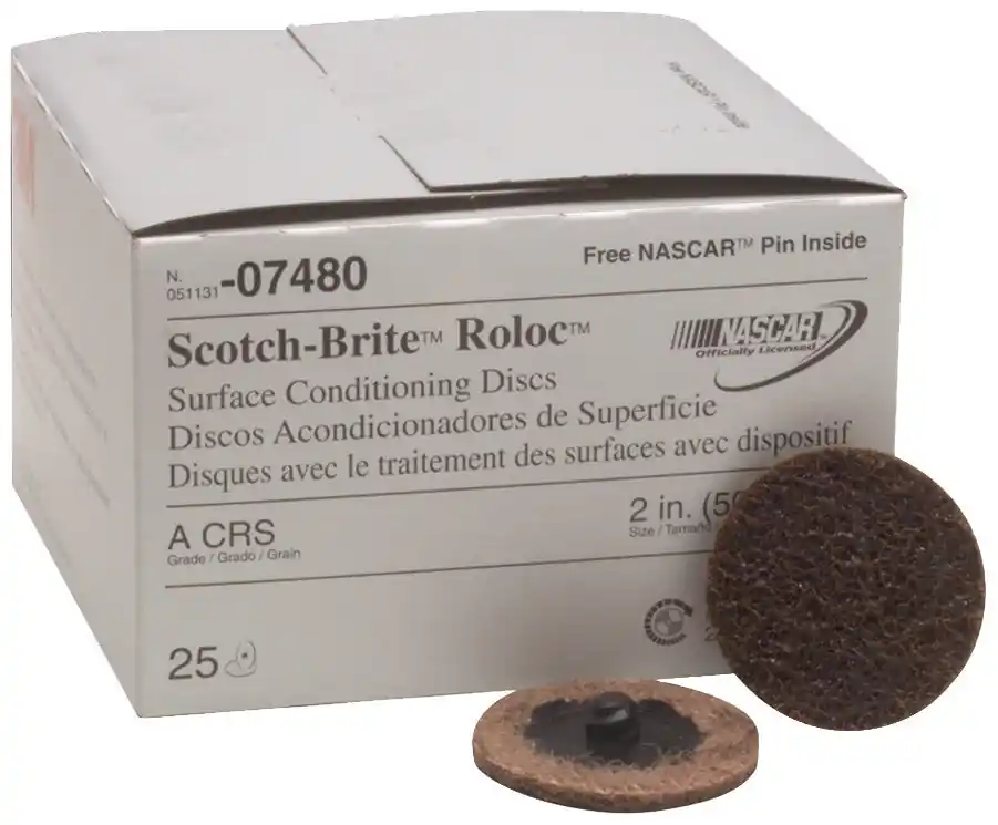 3M 7480 2In Coarse Roloc Discs (25 P/B) - 3MM-7480