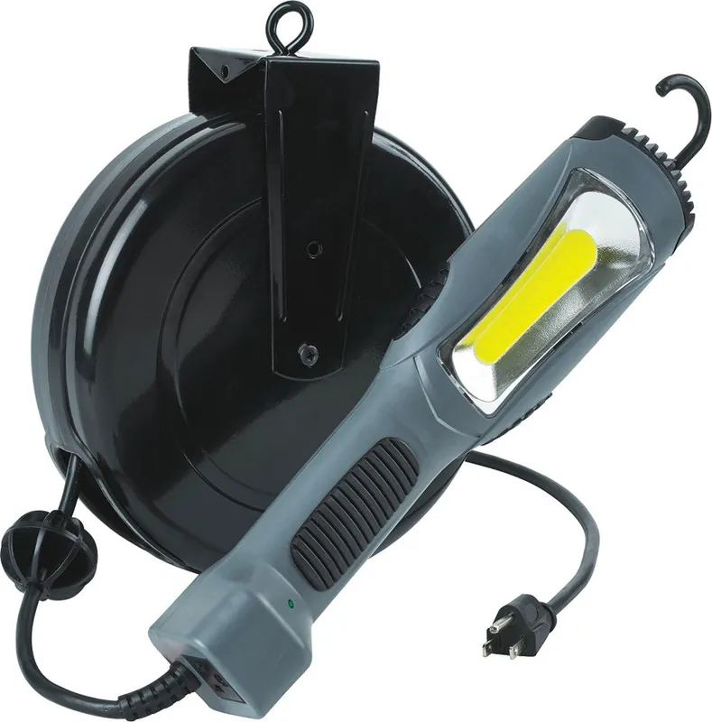 14 Watt, 1,300 Lumen Cob Led Cord Reel Work Light, 30 Ft. Cord, 16/3 Sjtow - ALT-5030AM