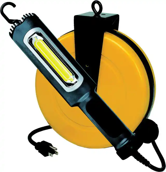 1000 Lumen Led Work Light On Retractable Cord Reel , 50 Ft. 18/2 Sjt Cord - ALT-5050CL8