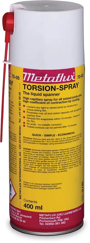 Special Penetrating Torsion Spray For Loosening Highly Seized Bolts, Nuts, Junctions, 400 Ml - AMT-70-05