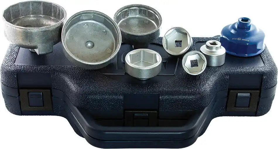 8-Pc Oil Filter Wrench Socket Set, 24Mm, 27Mm, 32Mm, 36Mm, 64Mm, 65Mm, 74Mm, 86.5Mm - ASM-2123