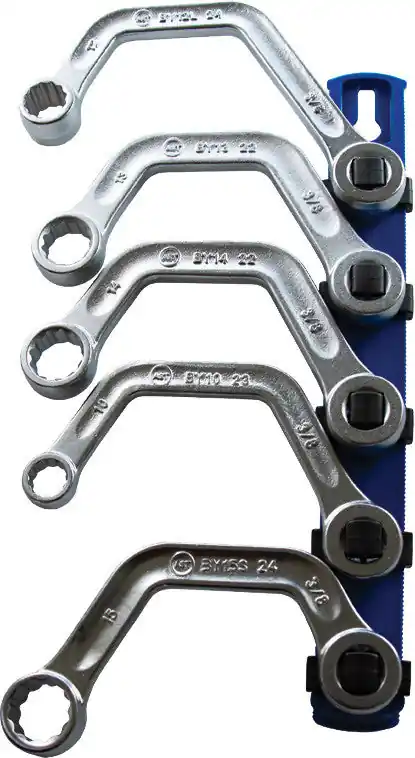 5-Pc Bypass Wrench Set – 10Mm, 12Mm, 13Mm, 14Mm, 15Mm - ASM-BYSET5