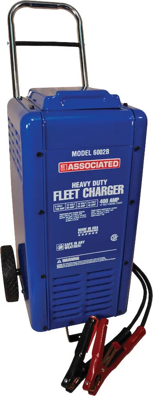 Charger, 6/12/18/24V 100/80/50/40A, 400 Amp Cranking Assist, Wheels - ASS-6002B