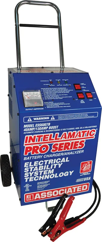 Charger, 12V 40A/130A Boost, Intellamatic W/Override Switch - ASS-ESS6007B