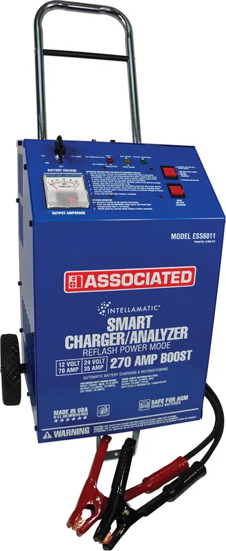 12/24 Volt – 70/35 Amp – 200 Amp Boost Wheel Smart Charger & 70 Amp Power Supply - ASS-ESS6011