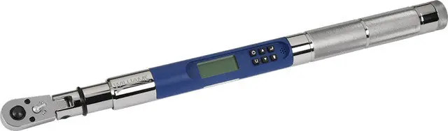 1/2" Dr. Steel Grip Electronic Torque Wrench With Angle Measurement, 12.5-250 Ft-Lb (150-3000 In-Lb) - WLM-2503EFRMH