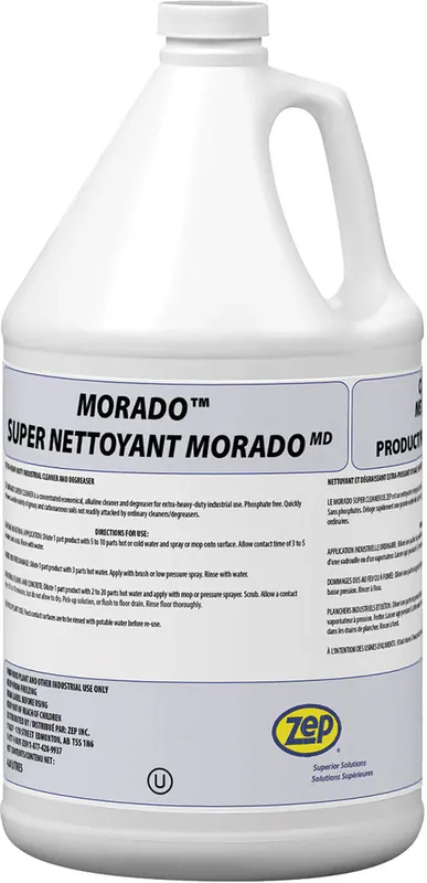 Morado – Super Cleaner & Degreaser, Concentrated - 4 L Jug - ZEP-85654C