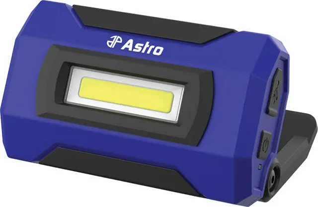 ASTRO PNEUMATIC - 100-1000 Lumen Usb & Wirelessly Rechargeable Mini Led Flood Light, Foldable Magnetic Base (Optional 52Sl-Wcp Wireless Charging Pad) - AST-100SL