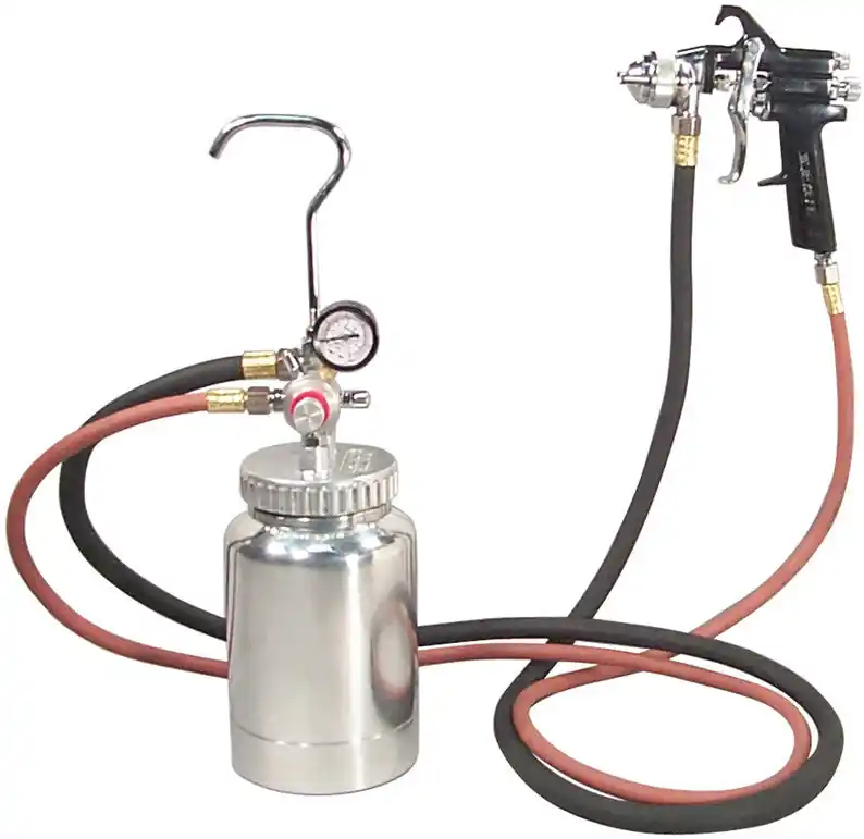 ASTRO PNEUMATIC - 2 Quart Pressure Pot W/Gun & Hose - 1.7Mm Nozzle - AST-2PG8S
