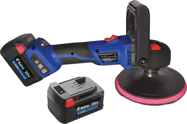 ASTRO PNEUMATIC - 20V 7" Brushless Variable Speed Rotary Polisher Kit - AST-30570