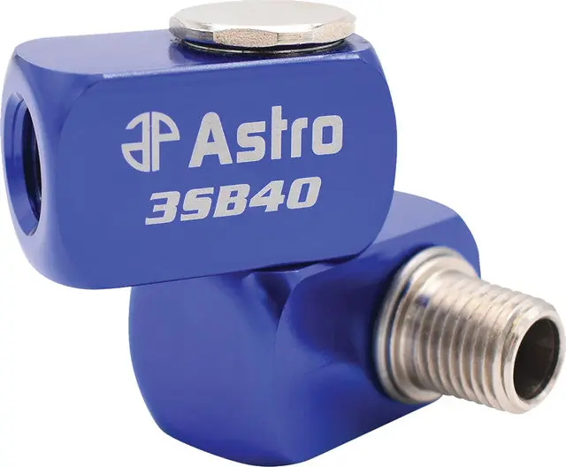ASTRO PNEUMATIC - 360 Degree High Flow Air Swivel Connector, 1/4" Npt - AST-3SB40