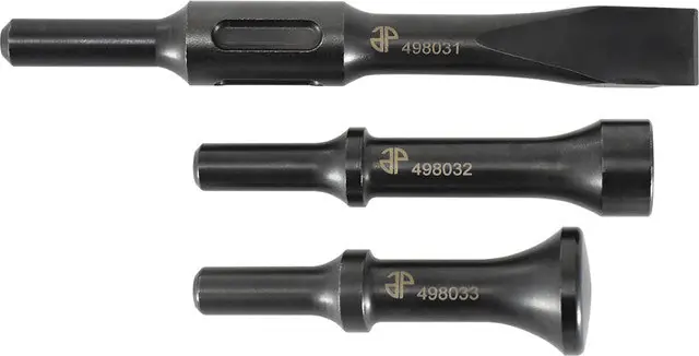 ASTRO PNEUMATIC - 3-Pc .498 Shank Chisel & Hammer Bit Set - AST-49803
