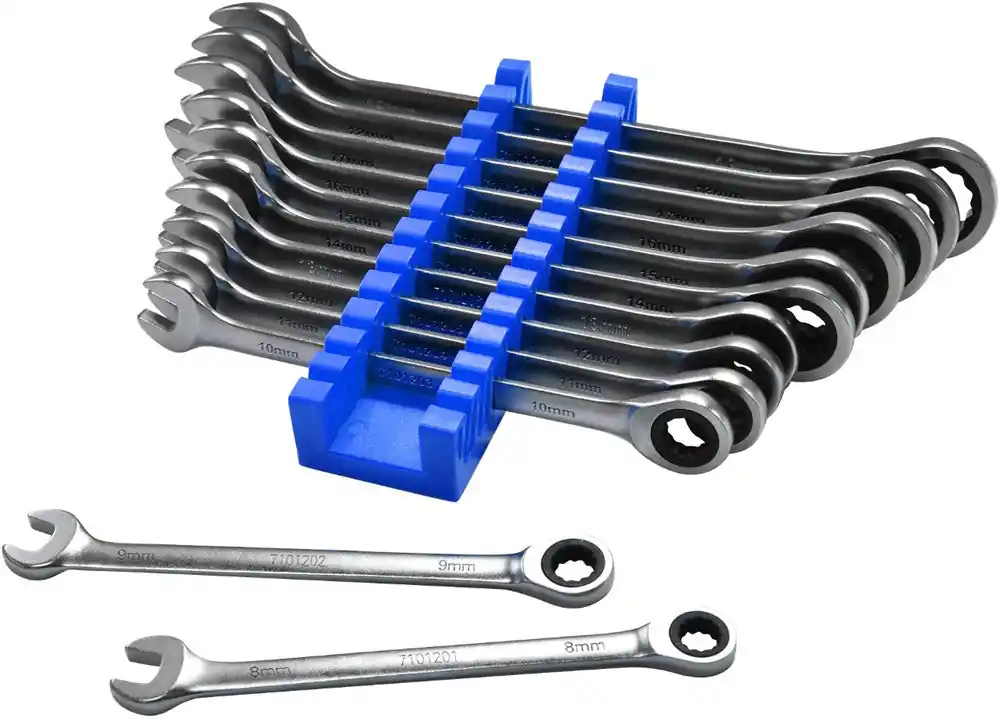 ASTRO PNEUMATIC - 12-Pc Super-Thin Razor Combination Ratcheting Wrench Set, 8-19Mm - AST-71012