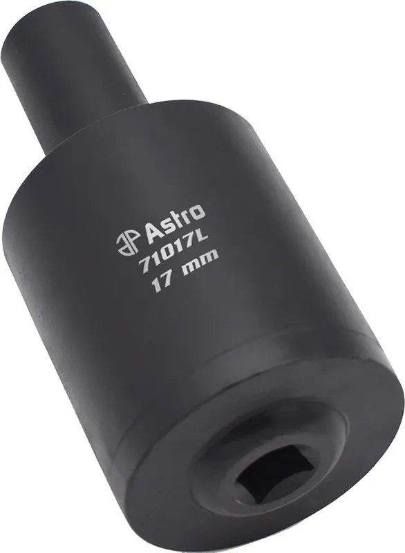 ASTRO PNEUMATIC - 17Mm Lug Nut Torque Multiplying Socket W/ Hollow Drum Design For 1/2" Dr. Impact Wrenches - AST-71017L