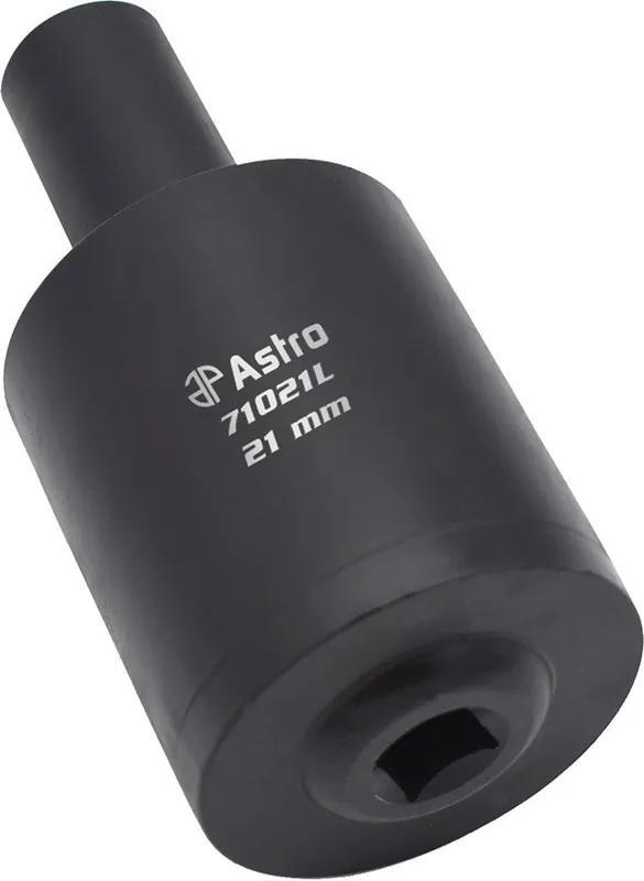 ASTRO PNEUMATIC - 21Mm (13/16") Lug Nut Thin Wall Torque Multiplying Socket W/ Hollow Drum Design For 1/2" Dr. Impact Wrenches - AST-71021L