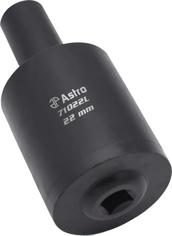 ASTRO PNEUMATIC - 22Mm (7/8") Lug Nut Thin Wall Torque Multiplying Socket W/ Hollow Drum Design For 1/2" Dr. Impact Wrenches - AST-71022L