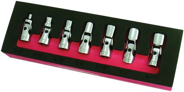 ASTRO PNEUMATIC - 7Pc. 1/4" Drive Flex Socket Set - 6 Point - Sae - AST-7407