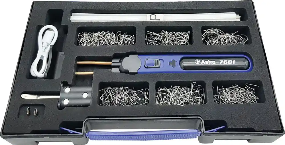 ASTRO PNEUMATIC - Cordless Recharegeble Hot Staple & Plastic Welding Repair Kit - AST-7601