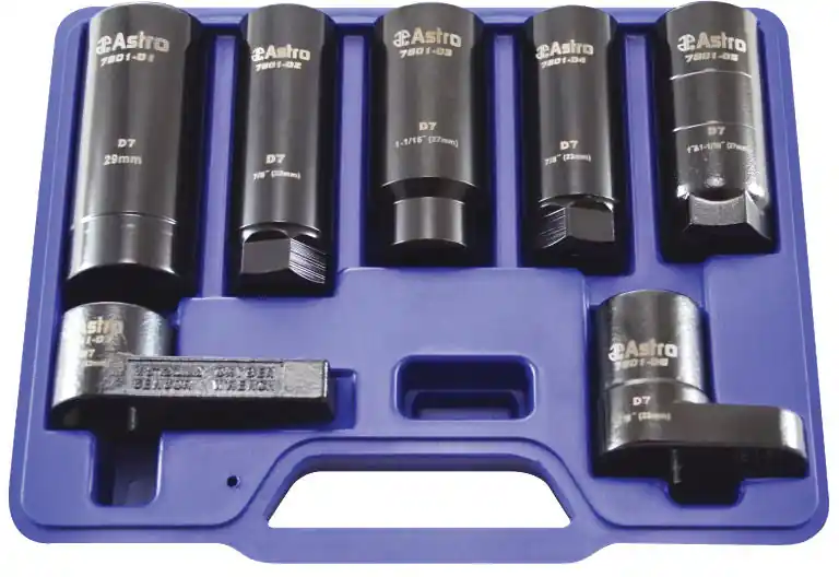ASTRO PNEUMATIC - 7-Pc Sensor & Sending Unit Socket Set - AST-7801