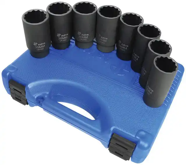 ASTRO PNEUMATIC - 8Pc 12-Point Nut Socket Set - AST-78868