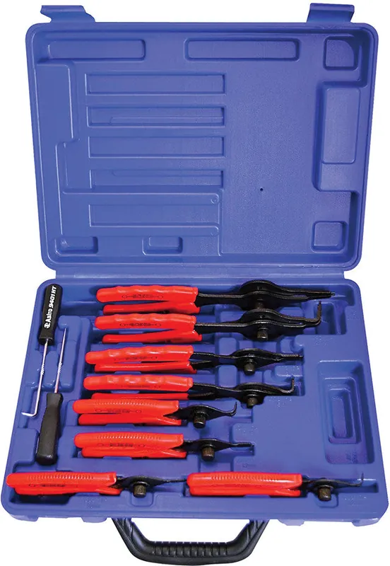 ASTRO PNEUMATIC - 10-Pc Internal/External Snap Ring Pliers Set - AST-9401