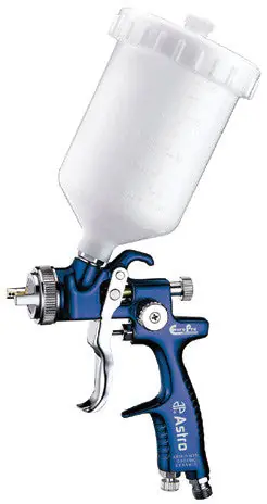 ASTRO PNEUMATIC - Euro Pro 1.3Mm Nozzle High Efficency/High Transfer Paint Gun With Plastic Cup, 600 Ml - AST-EUROHE103