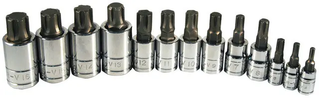 ATD - 13 Pc 6 Lobe Polydrive Bit Socket Set - ATD-13780