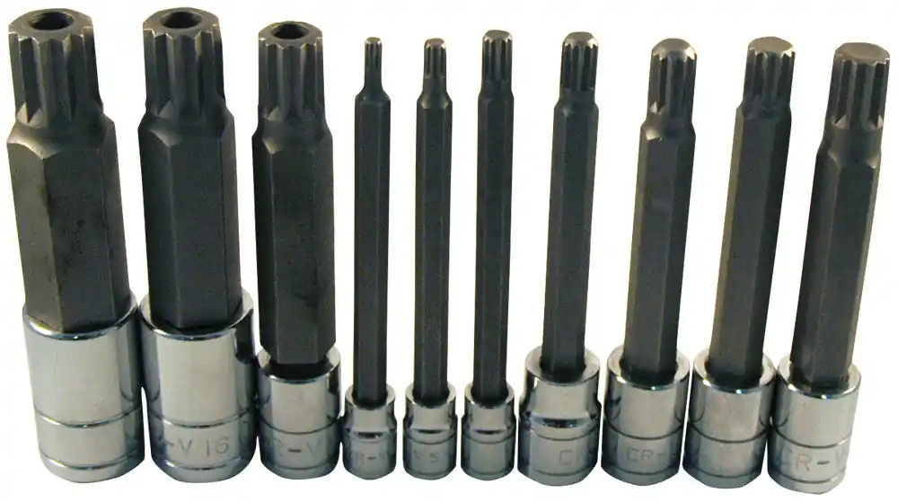ATD - 10 Pc Xl Triple Square Bit Socket Set - ATD-13781