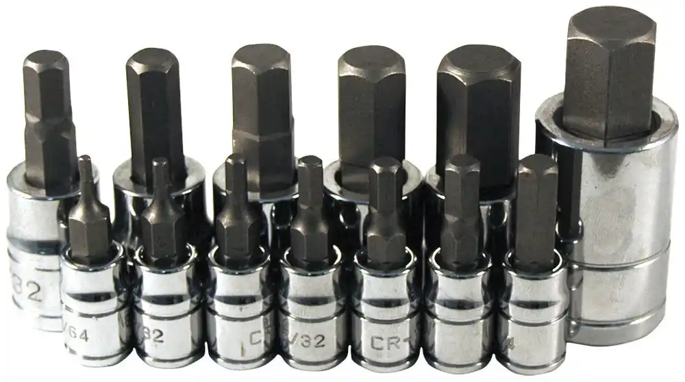 ATD - 13Pc Sae Hex Bit Sckt Set - ATD-13784