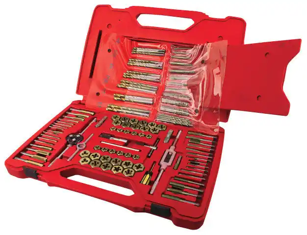 ATD - 117Pc Fractional & Metric Tap & Die Drill Bit Set - ATD-277