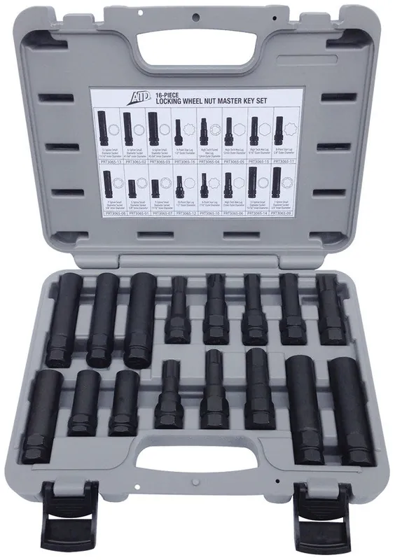 ATD - 16Pc Locking Lug Nut Master Key Set - ATD-3065
