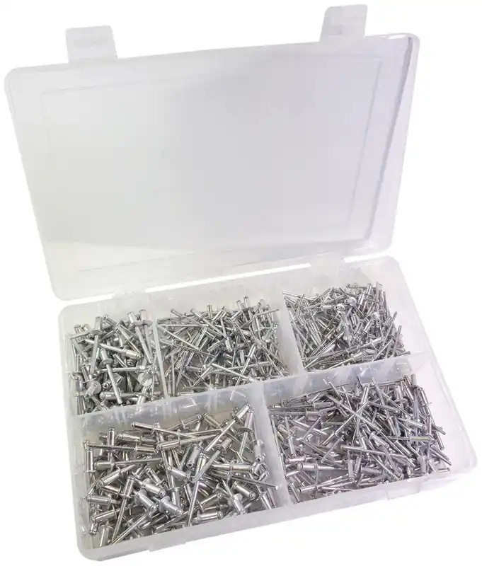ATD - 500 Piece Aluminum Blind Rivet Assortment - ATD-346