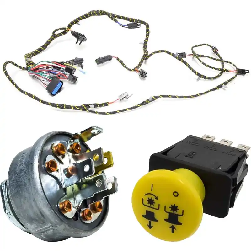 Wire Harness Kit For SCAG Tiger Cat II 52" Velocity Deck, 28hp Briggs Vanguard EFI