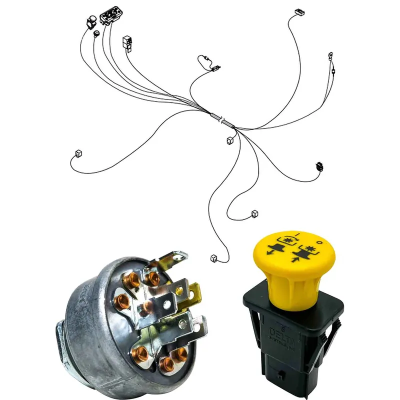 Wire Harness Kit For SCAG Cheetah II 61" Velocity Deck, 37hp Briggs Vanguard EFI