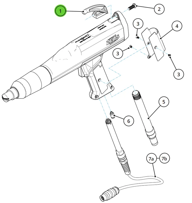 Zeus 902.927 Pistol Hook JGUN01