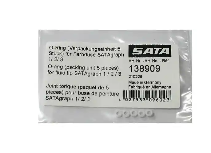 SATAgraph O-Ring Kit For Paint Nozzle