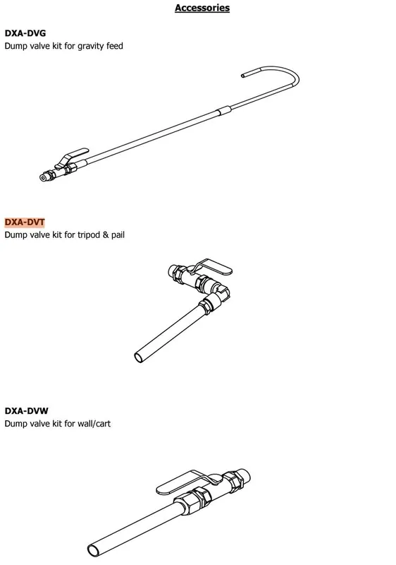 Dump Valve for DX70R3