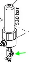 Wagner High Pressure Filter, Stainless Steel Ball Valve