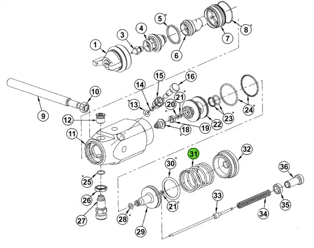 C.A. Technologies 66-246 Piston Return Spring