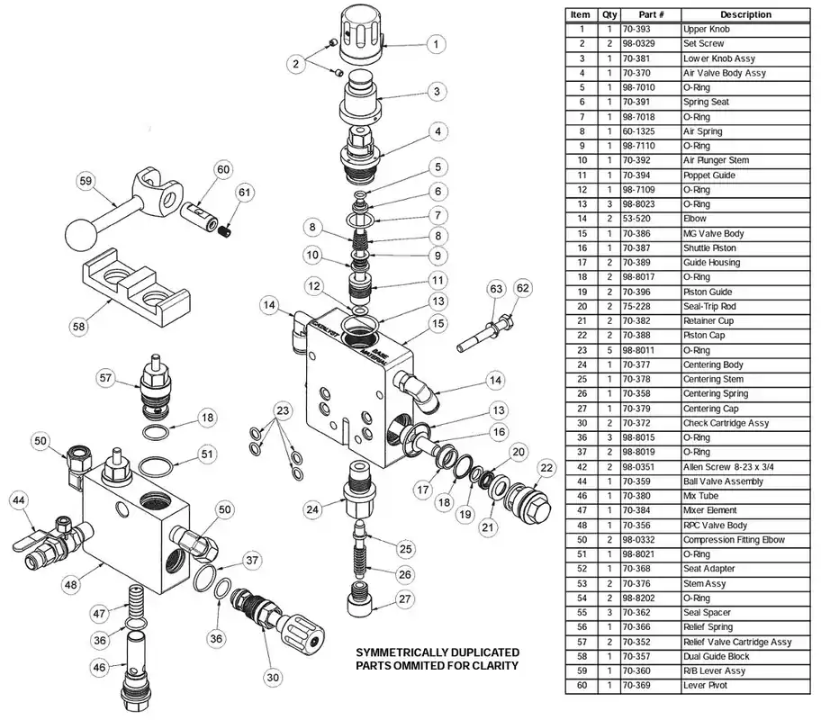 C.A. Technologies Guide Housing, shuttle piston