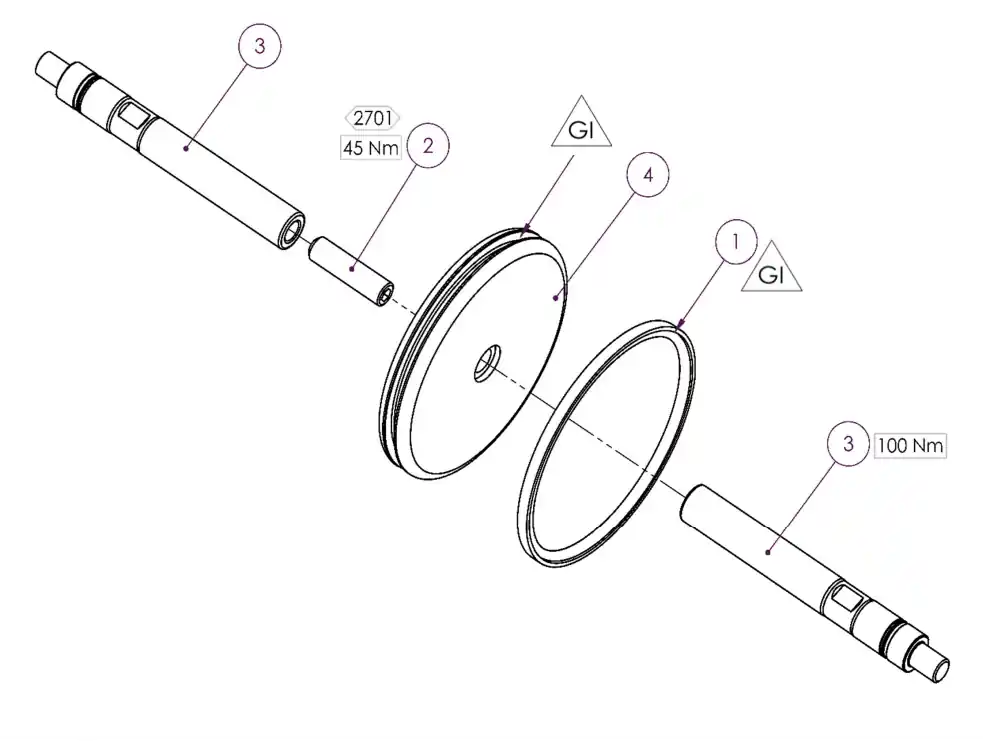 Binks Maple 15 Pump Air Motor Piston Seal