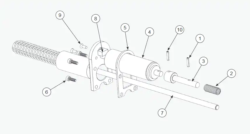 Ransburg 2 Process Gun Electric Motor Assembly